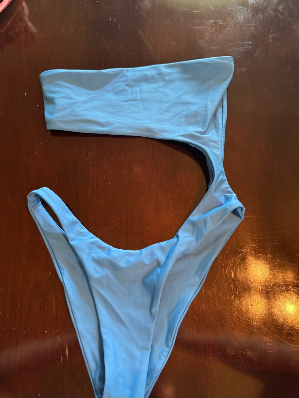 One piece cut out bikini - M